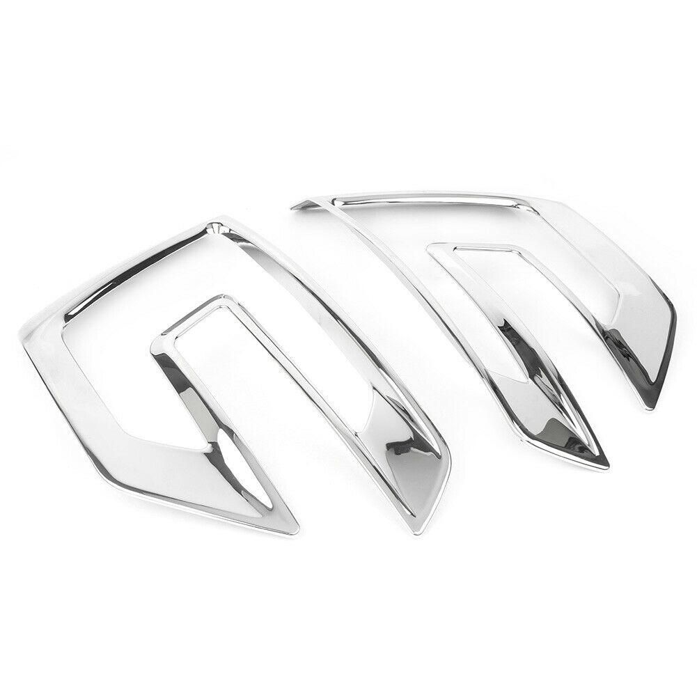 2Pcs Front Fog Lamp Cover Trim for Ford Explorer 2016 -