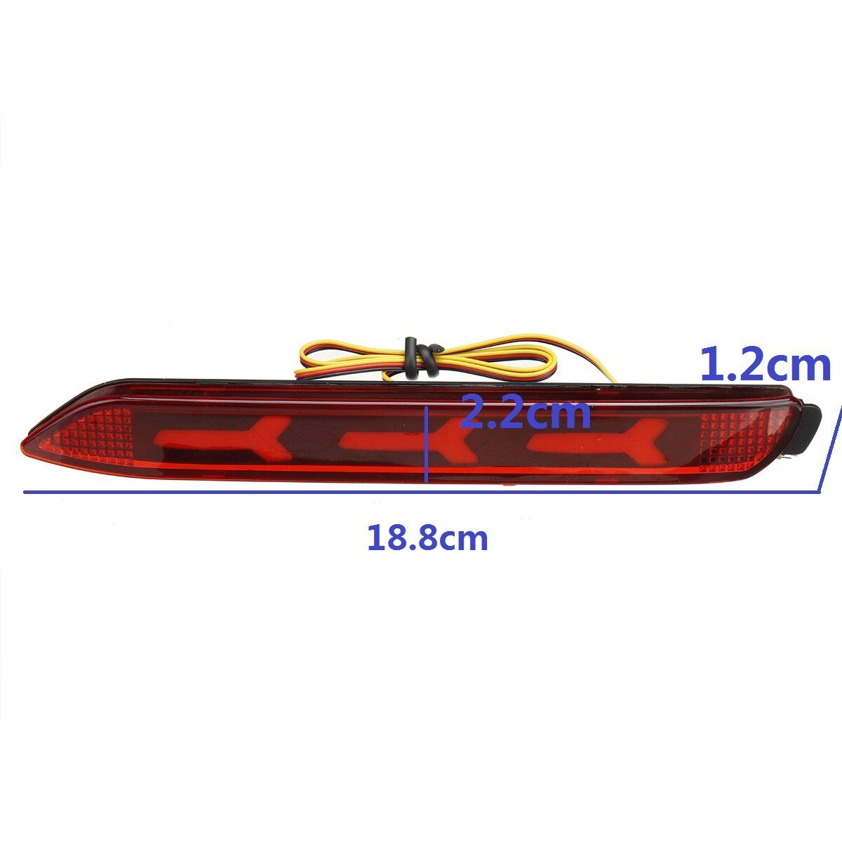 2PCS For Toyota Camry/ Sienna/ Matrixs/ Lexuss LED Rear Bumper Reflector Brake Stop Light