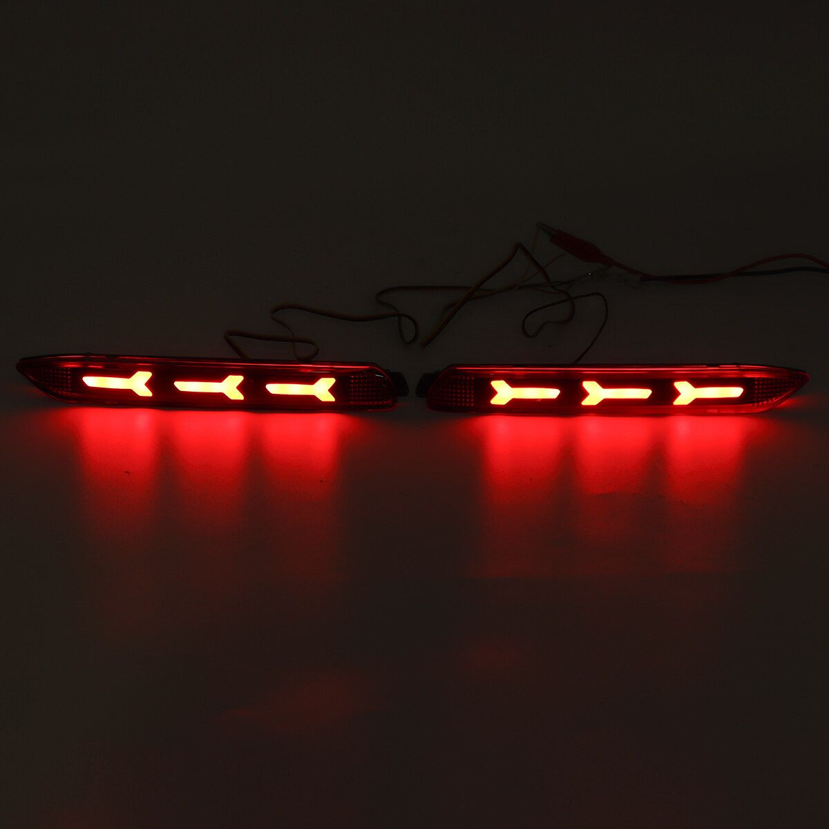 2PCS For Toyota Camry/ Sienna/ Matrixs/ Lexuss LED Rear Bumper Reflector Brake Stop Light