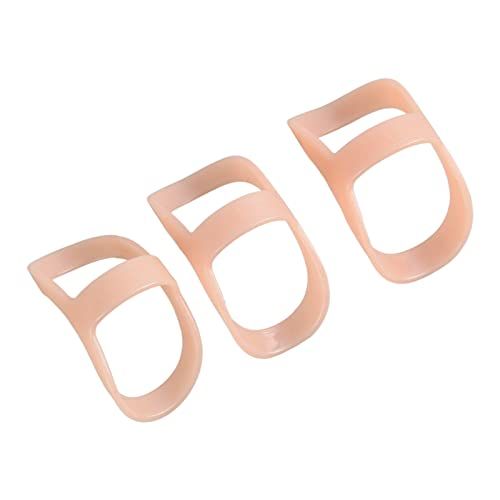 3pcs Finger Splint Joint Fixing Support Lightweight Plastic Finger Protector For Trigger Finger