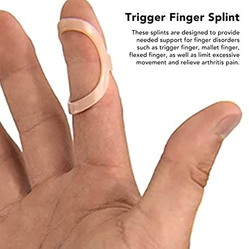 3pcs Finger Splint Joint Fixing Support Lightweight Plastic Finger Protector For Trigger Finger