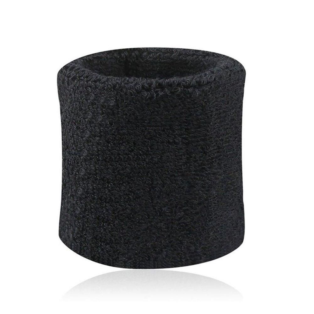 2pcs Sweatbands Wristband Tennis Squash Badminton Gym Football Wrist Bands Sweat-
