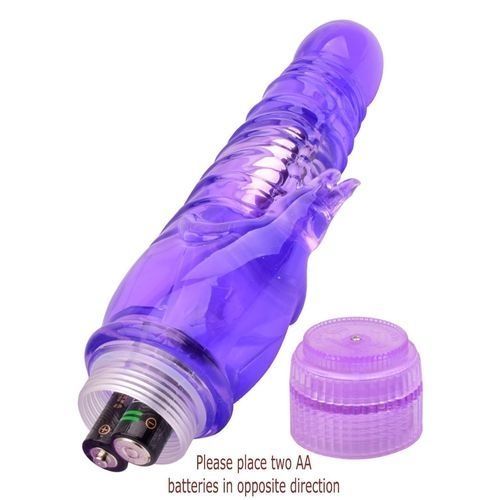 Quality Pleasuring Rabbit Dildo Sex Toy Vibrator With Clitoris & Gspot Stimulator.PURPLE. Feel The Fun!
