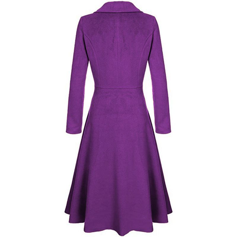 Winter Wool Warm Casual Office Ladies Over Size Women Long Trench Coats Slim