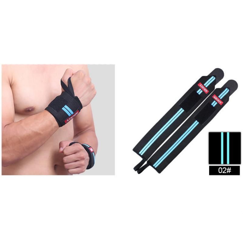 1Pcs Sports Weightlifting Wrist Support Fitness Training Gloves Weight Lifting Wrist Bands Ss Wraps Gym Weightlifting 9-A01
