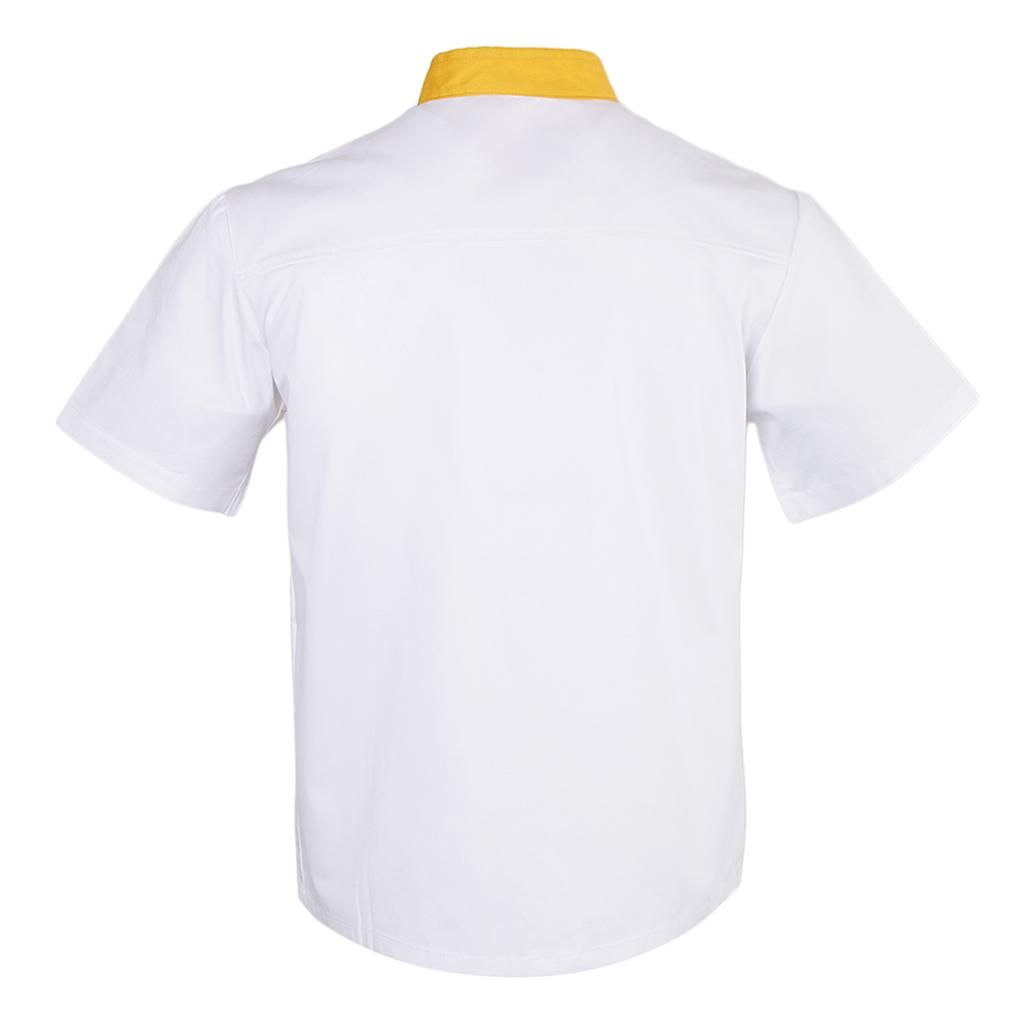 Men's Women's Chef Jacket Baker Jacket Chef Shirt Chef's 3XL Yellow