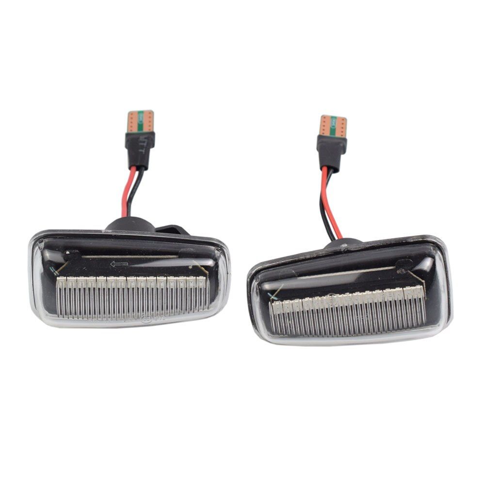 Flashing Car Turn Signal Lamps Side Marker Lights Lateral LED For Peugeot 306 106 406 806 Citroen