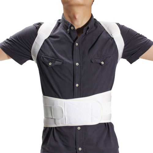 Posture Corrector Adjustable Back Support Shoulder Lumbar Belt