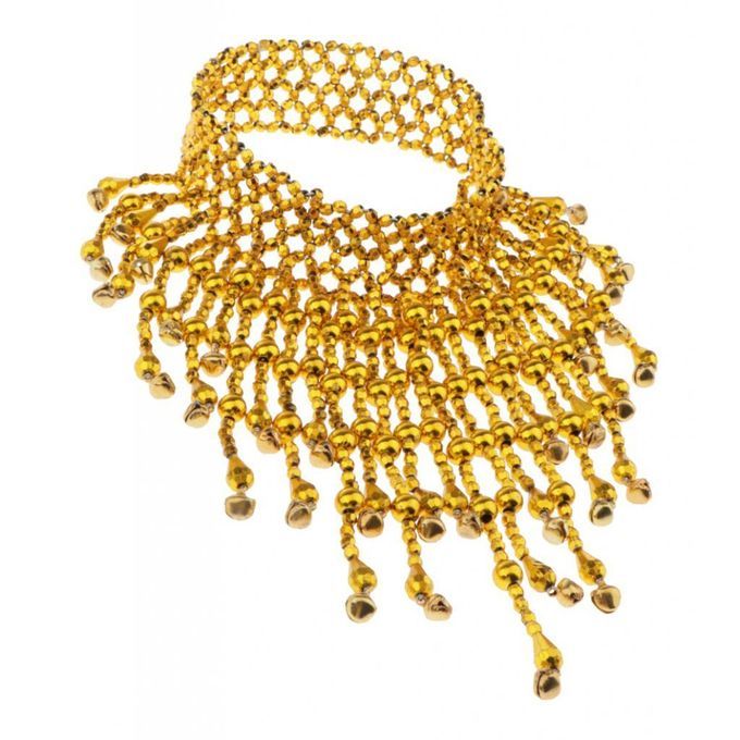 Beading Choker Dainty Necklace   Belly Dance Womens Jewelry Golden