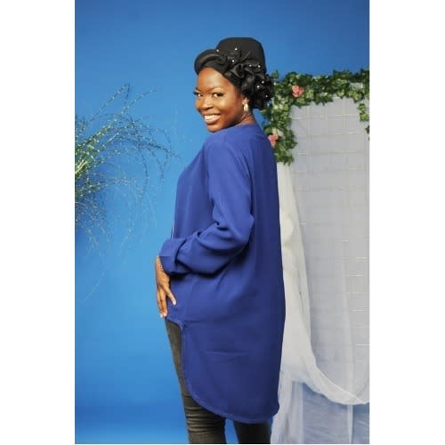 Ladies Embroidery Top - Short Front And Long Back