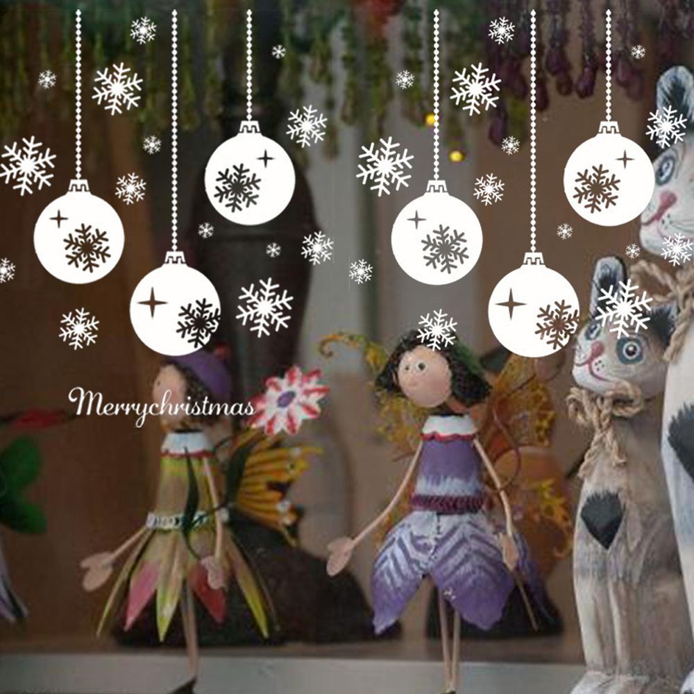 Creative Christmas Series PVC Home Wall Showcase Window