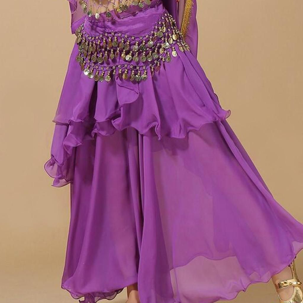 Female Belly Dance Dance Costumes With Multicolor