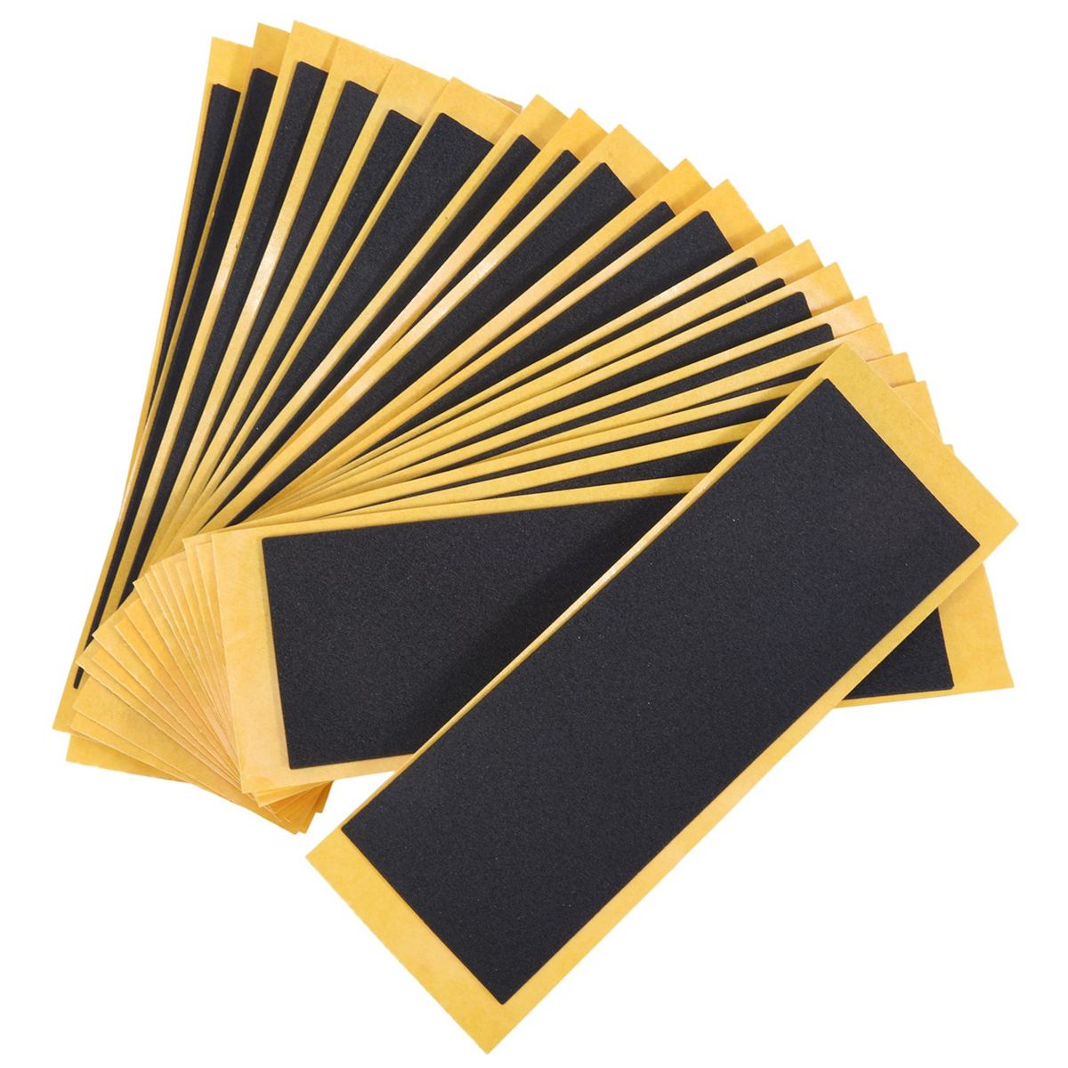 20Pcs/Lot Black Fingerboard Deck Uncut Tape Stickers Black F