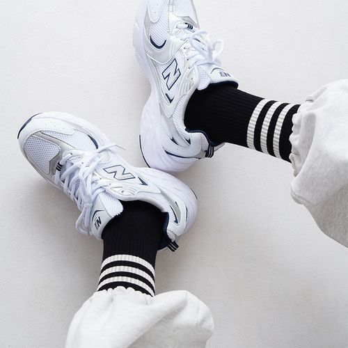 Women Men Sping Cotton Socks Casual Stripe Socks 4 Pairs