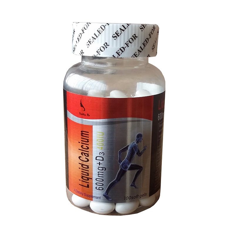 Liquid Calcium 600mg+Vitamin D - 100 Soft Gels