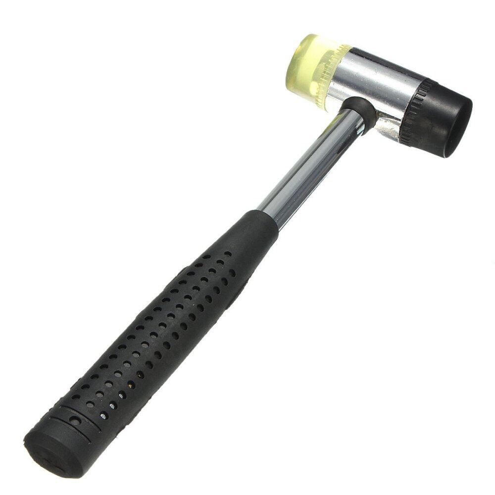 26mm Rubber Double Faced Work Glazing Window Beads Hammer Mallet Tool 250g