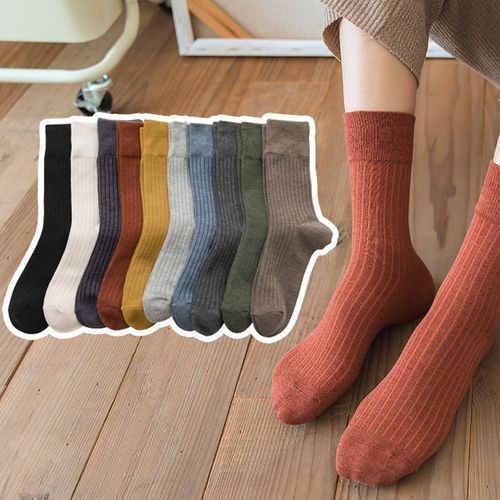 Women Autumn Winter Socks,Casual Cotton Sock 10 Pairs