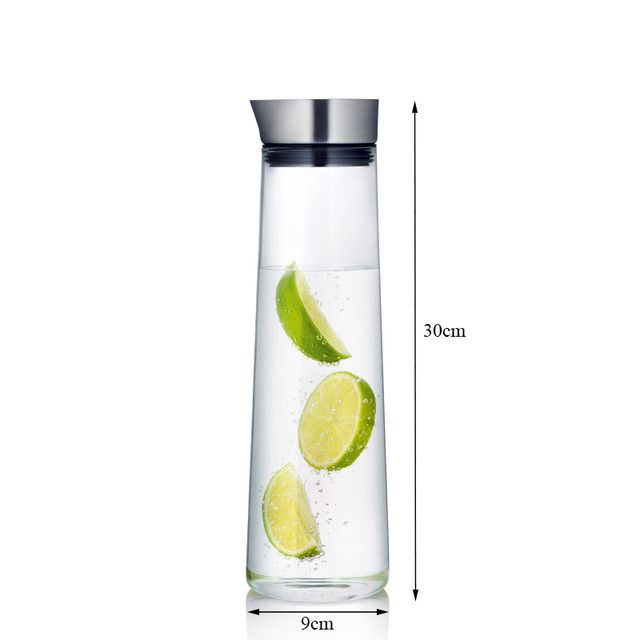 Thickened Glass Juice Jug Heat-Resistant Cold Water Cup