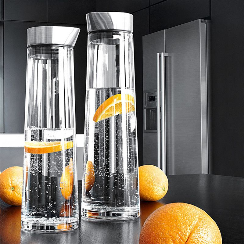 Thickened Glass Juice Jug Heat-Resistant Cold Water Cup