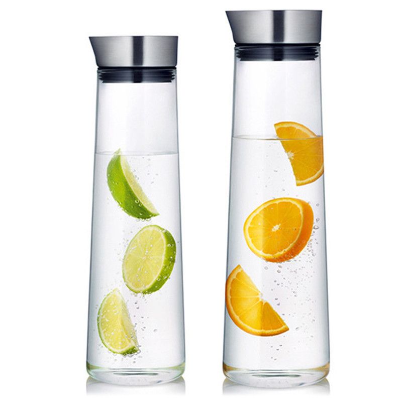 Thickened Glass Juice Jug Heat-Resistant Cold Water Cup