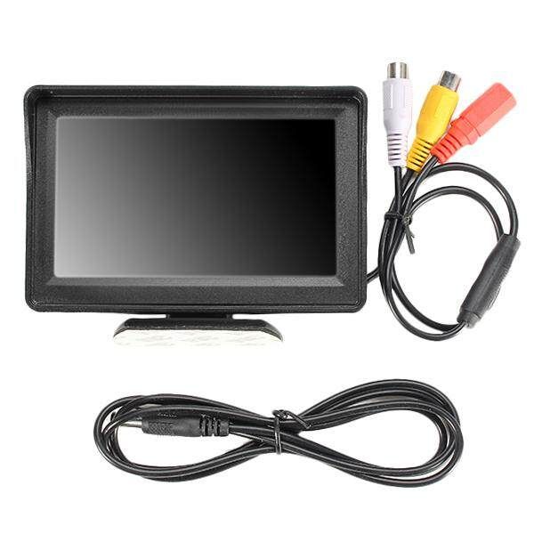 4.3 Inch Thin LCD Digital Car Display Key Functional Egulation