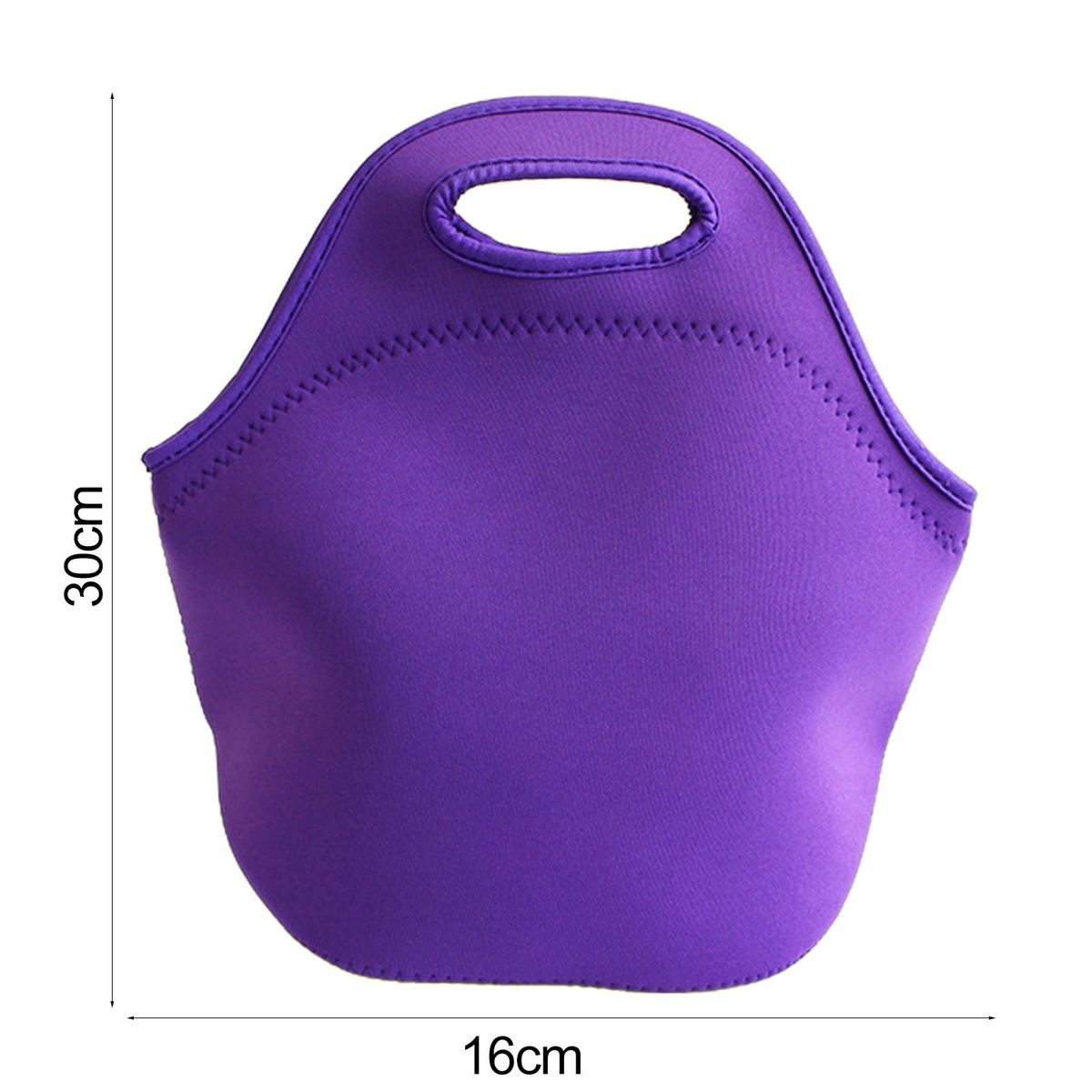 Lunch Pouch Bento Box Carrying Bag Picnic Basket Purple