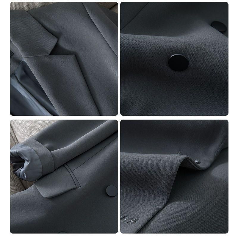 Suit Jacket for Women 2022 Autumn New Korean Style Internet Hot Casual Loose Drooping Black Suit Jacket British Style