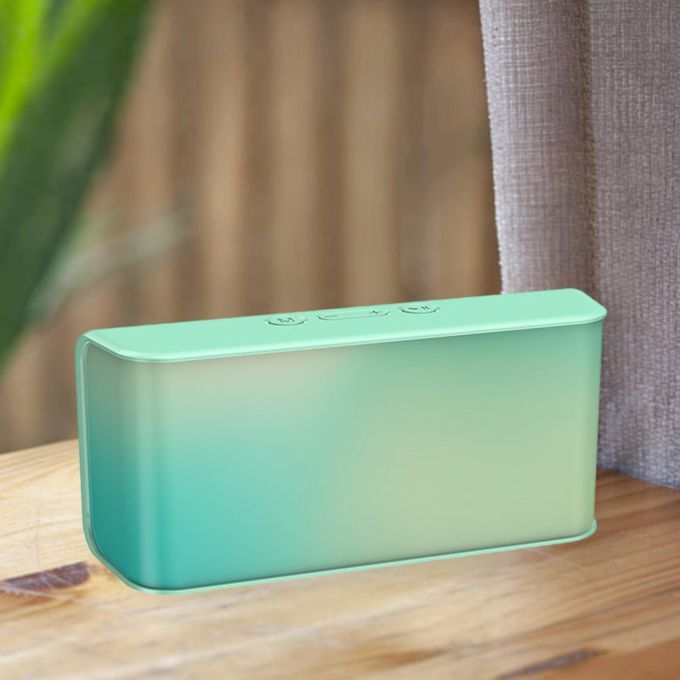 Mini Wireless Speakers Surround Deep Bass 800mAH Gift For Home Green