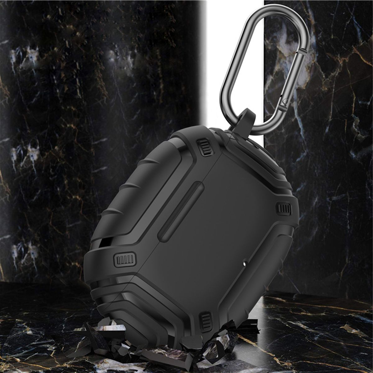 Earphone Protective Cover   Stable Impact-resistant Earphone Protective Black