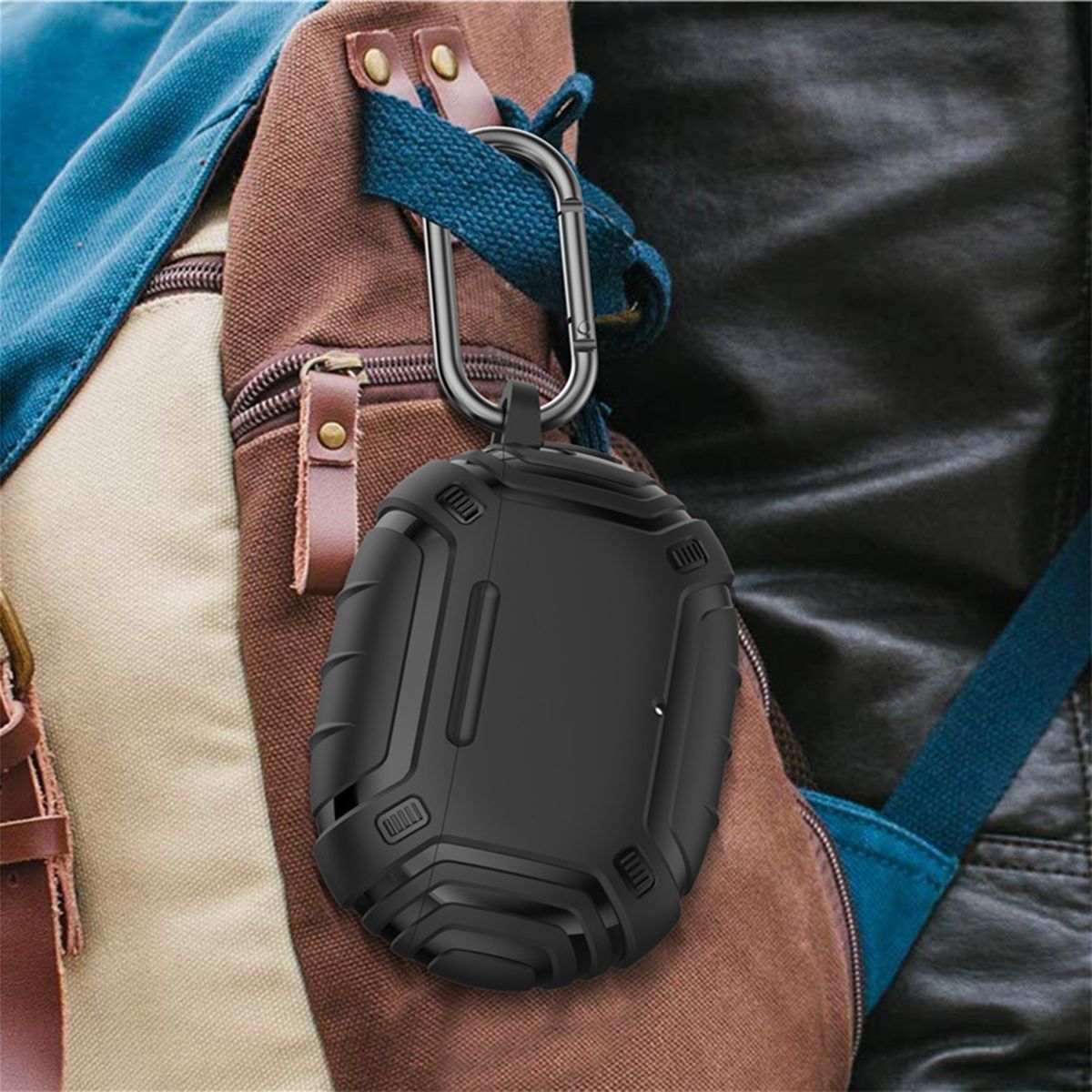 Earphone Protective Cover   Stable Impact-resistant Earphone Protective Black