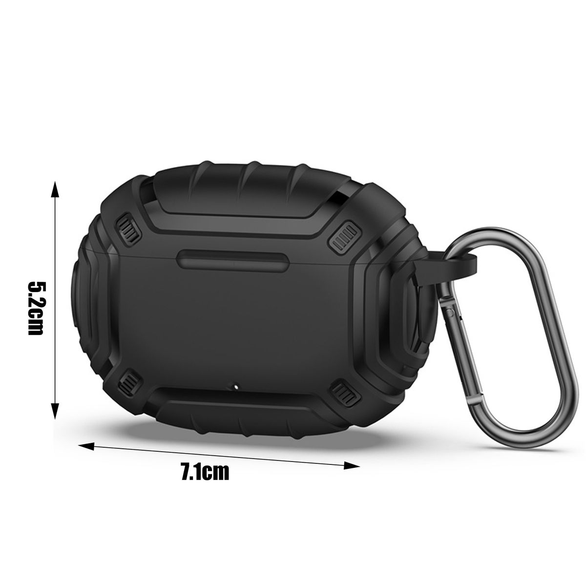 Earphone Protective Cover   Stable Impact-resistant Earphone Protective Black
