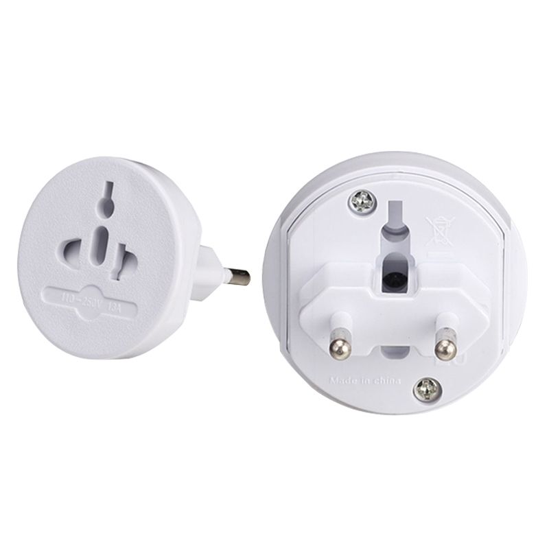 All In 1 EU + AU + UK + US Plug Travel Universal Adaptor(White)