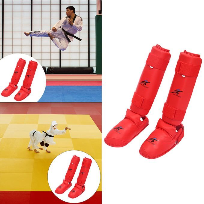 Shin Guards Gear Leg Instep Protector Muay Thai Kickboxing Pads For