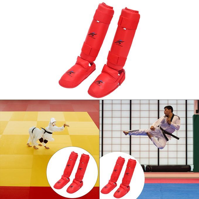 Shin Guards Gear Leg Instep Protector Muay Thai Kickboxing Pads For