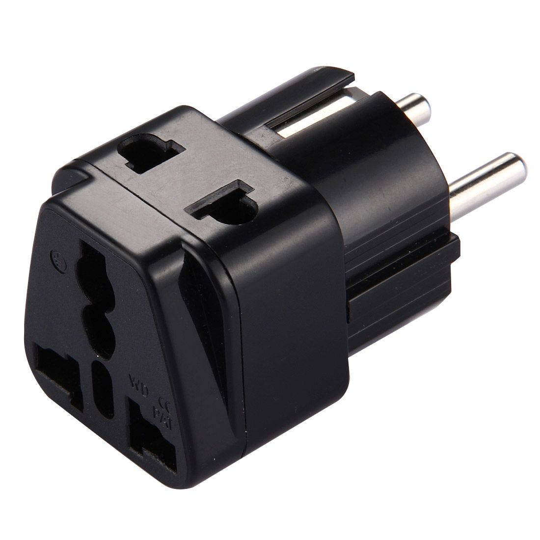 WD-9 Portable Universal Plug To (French / German) EU Plug Adapter Power Socket Travel Converter