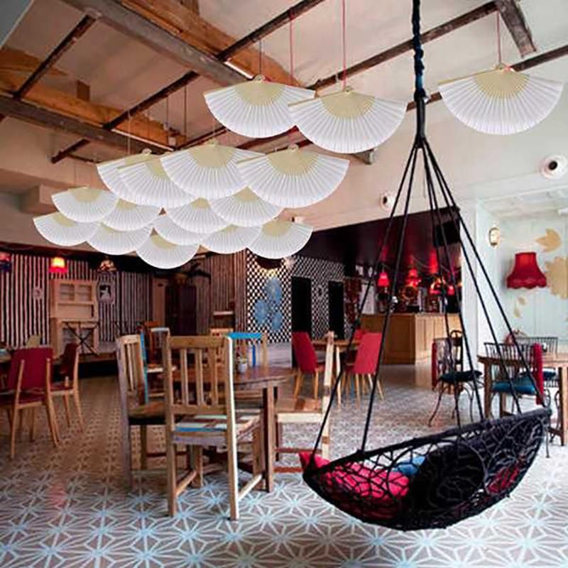 50PCS Folding Paper Hand Fan Ladies Baby Gift Party