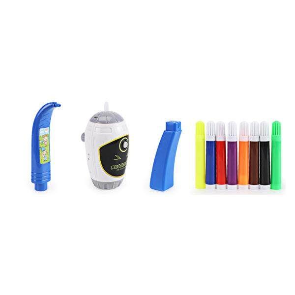 Intelligent Children's Projector Early Education Toys Learning Drawing Board Game Enlightenment Set Pink