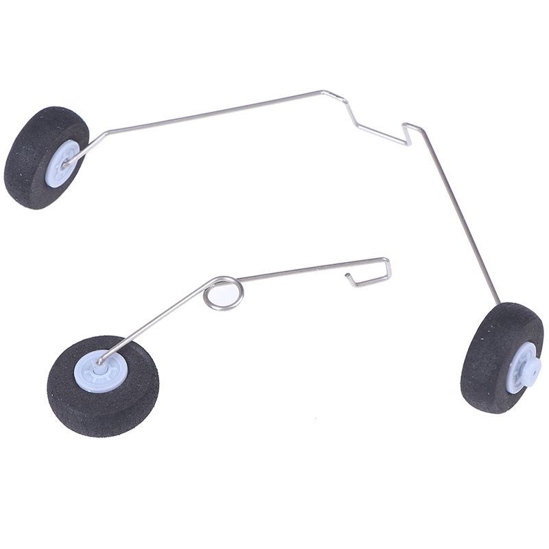 Metal Landing Gear W/Wheels For Z51 RC Airplane Foam Hand Throwing Glider Part Accessories
