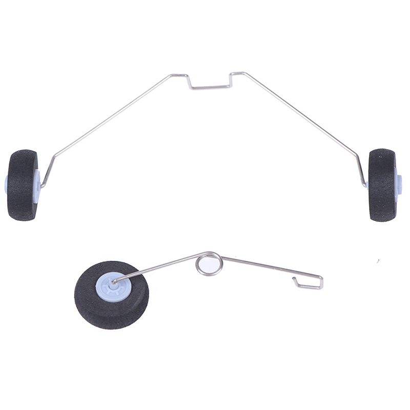 Metal Landing Gear W/Wheels For Z51 RC Airplane Foam Hand Throwing Glider Part Accessories