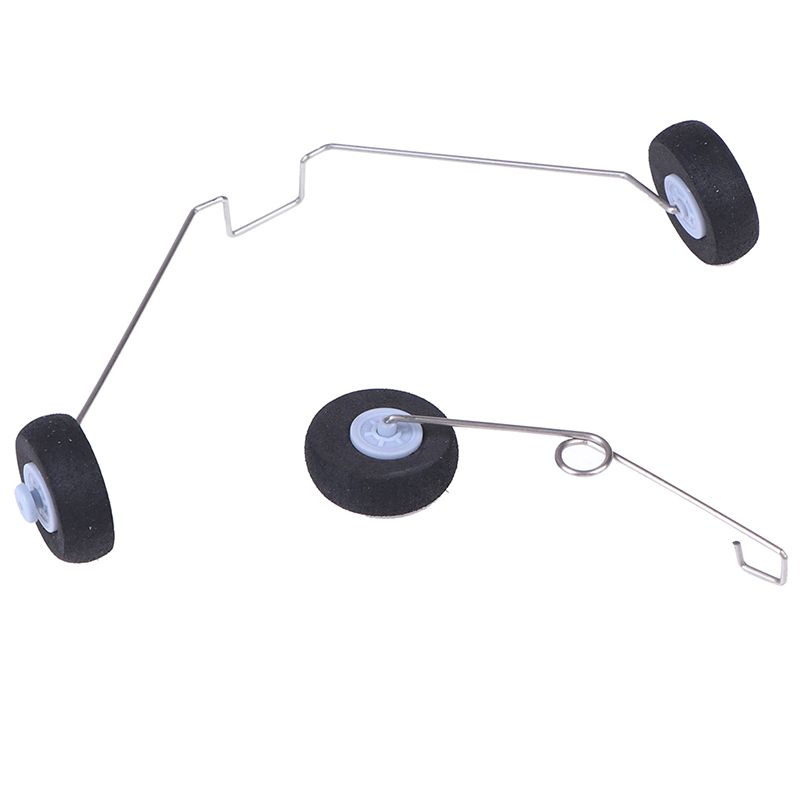 Metal Landing Gear W/Wheels For Z51 RC Airplane Foam Hand Throwing Glider Part Accessories