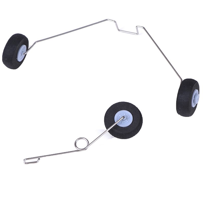 Metal Landing Gear W/Wheels For Z51 RC Airplane Foam Hand Throwing Glider Part Accessories