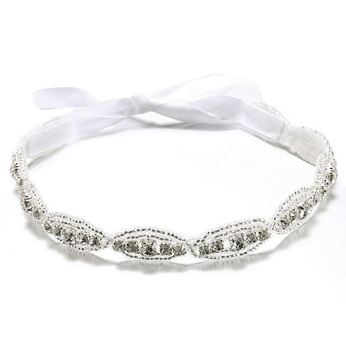 Children Baby Infant Princess Flower Girl Rhinestone Hair Band Headband Headwear-Elastic Band Style