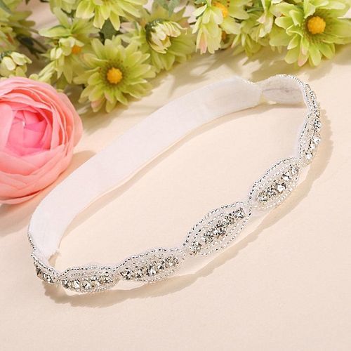 Children Baby Infant Princess Flower Girl Rhinestone Hair Band Headband Headwear-Elastic Band Style