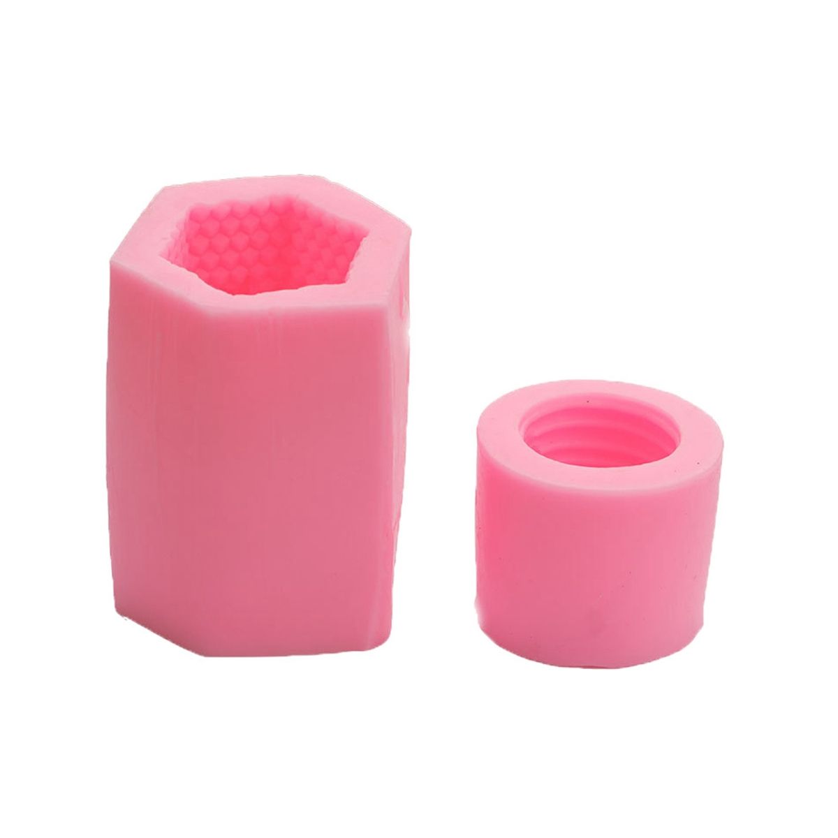 2PCS 3D Silicone Bee Candle Molds for Beeswax Candle Soap Hand Bars