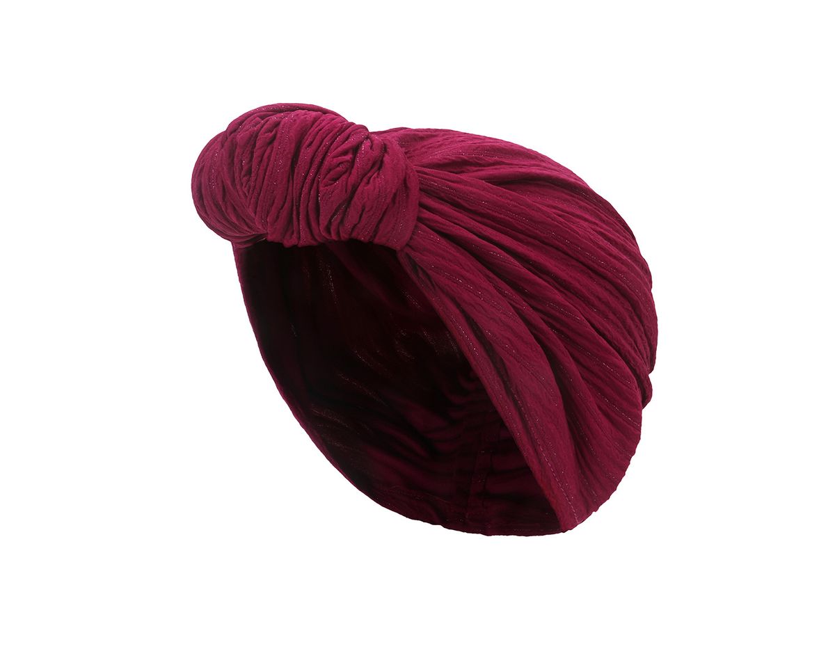 Silver Horns Baotou Turban Hat Fashion