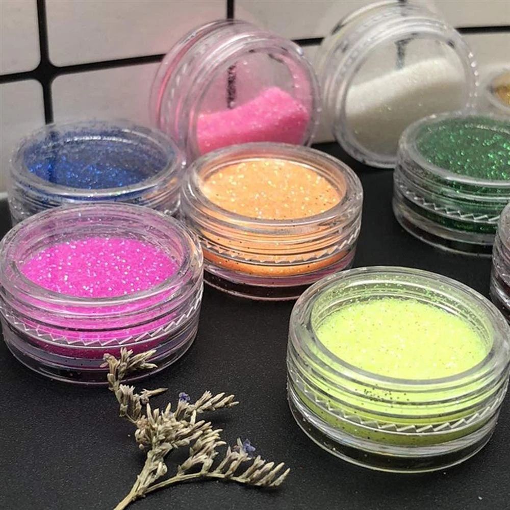 10pcs 2g/3g/5g/10g/15g/20g Empty Plastic Cosmetic Makeup Jar Pots Transparent Sample Bottles Eyeshadow Cream Lip Balm Container(#Clear Cap)