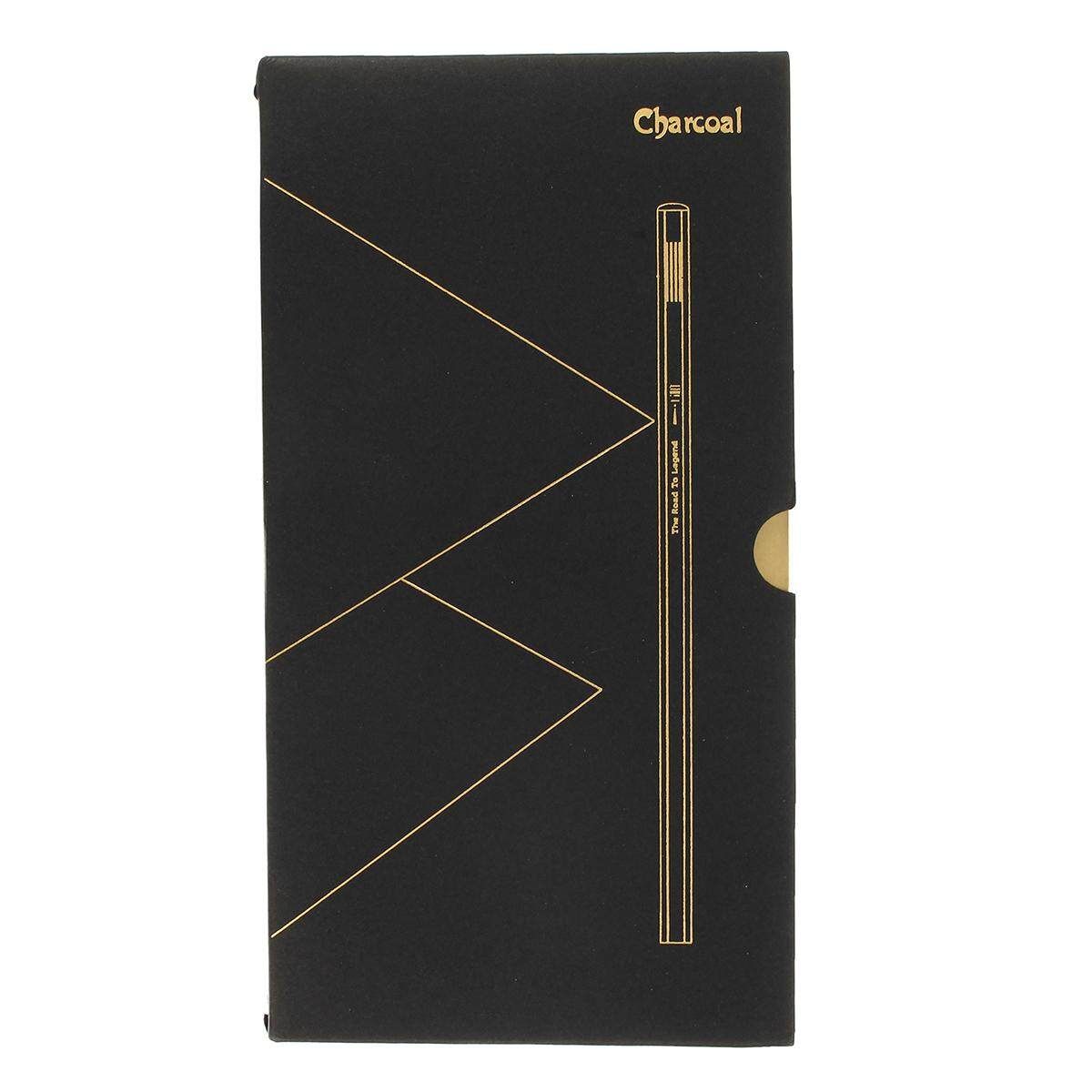 High Grade Cedar Charcoal Drawing Pencil Sketch Draw Art Artist Black Pencils Hard Lead Degree Soft Carbon
