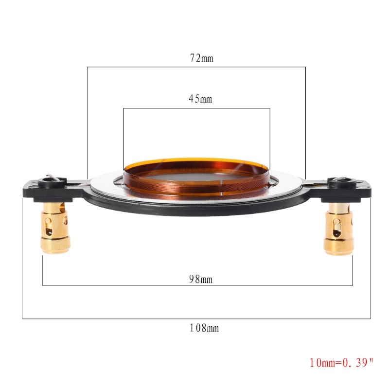 Audio Speaker Titanium Film 44 Core Treble Voice Coil Reel