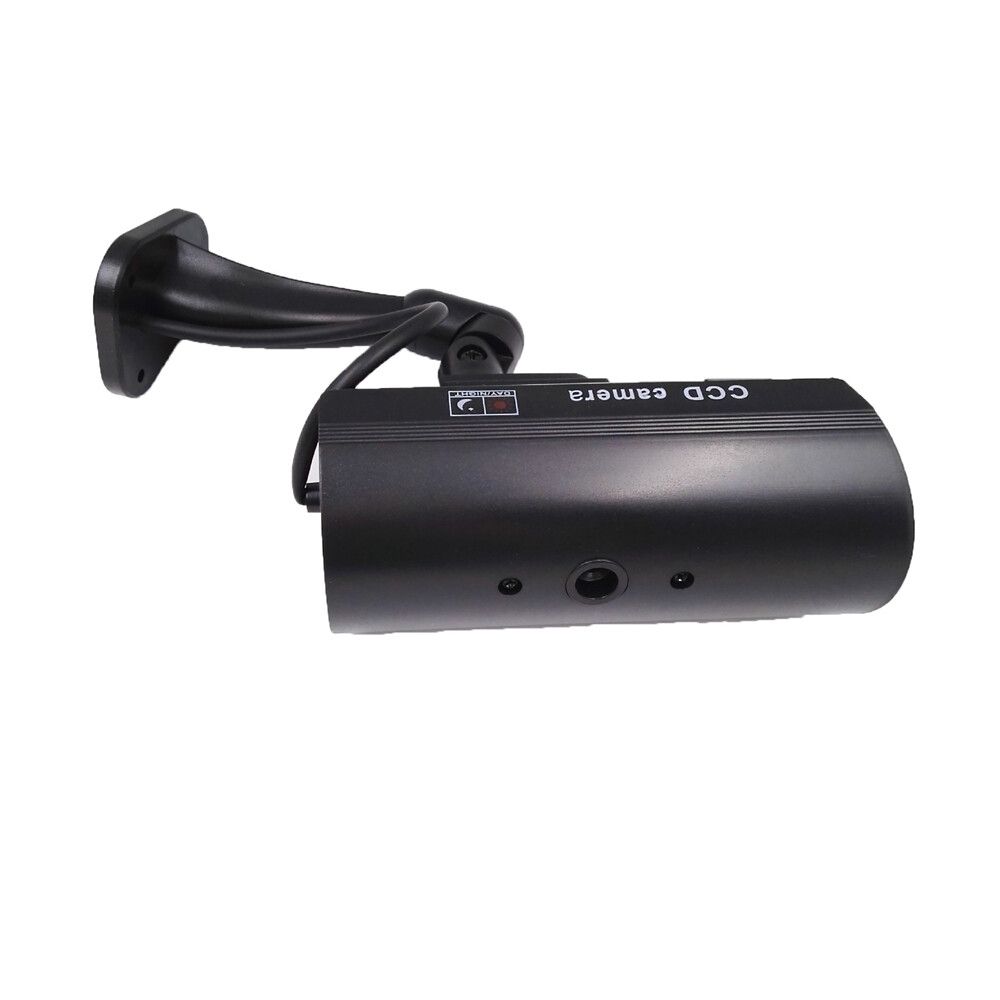 High-simulation Camera Waterproof Dummy CCTV CCD Bullet Camera With Flashing LED Light For Outdoor Or Indoor Looking Simulation Camera For Security Black