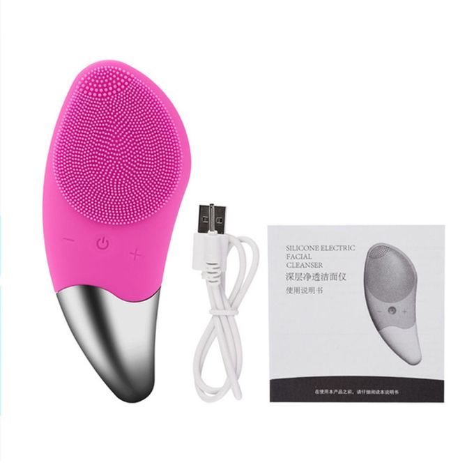 Silicone Facial Cleansing Brush Eye Massager With Vibration
